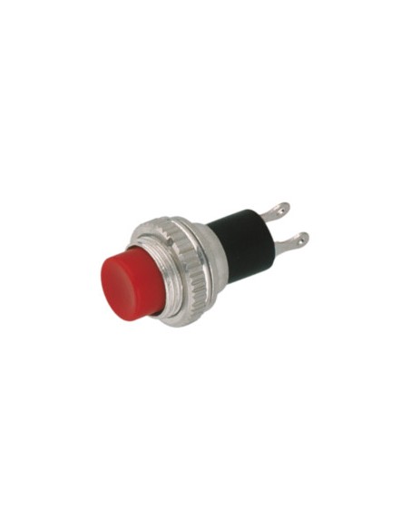 PULSADOR 1C 2P  OFF - ON ROJO