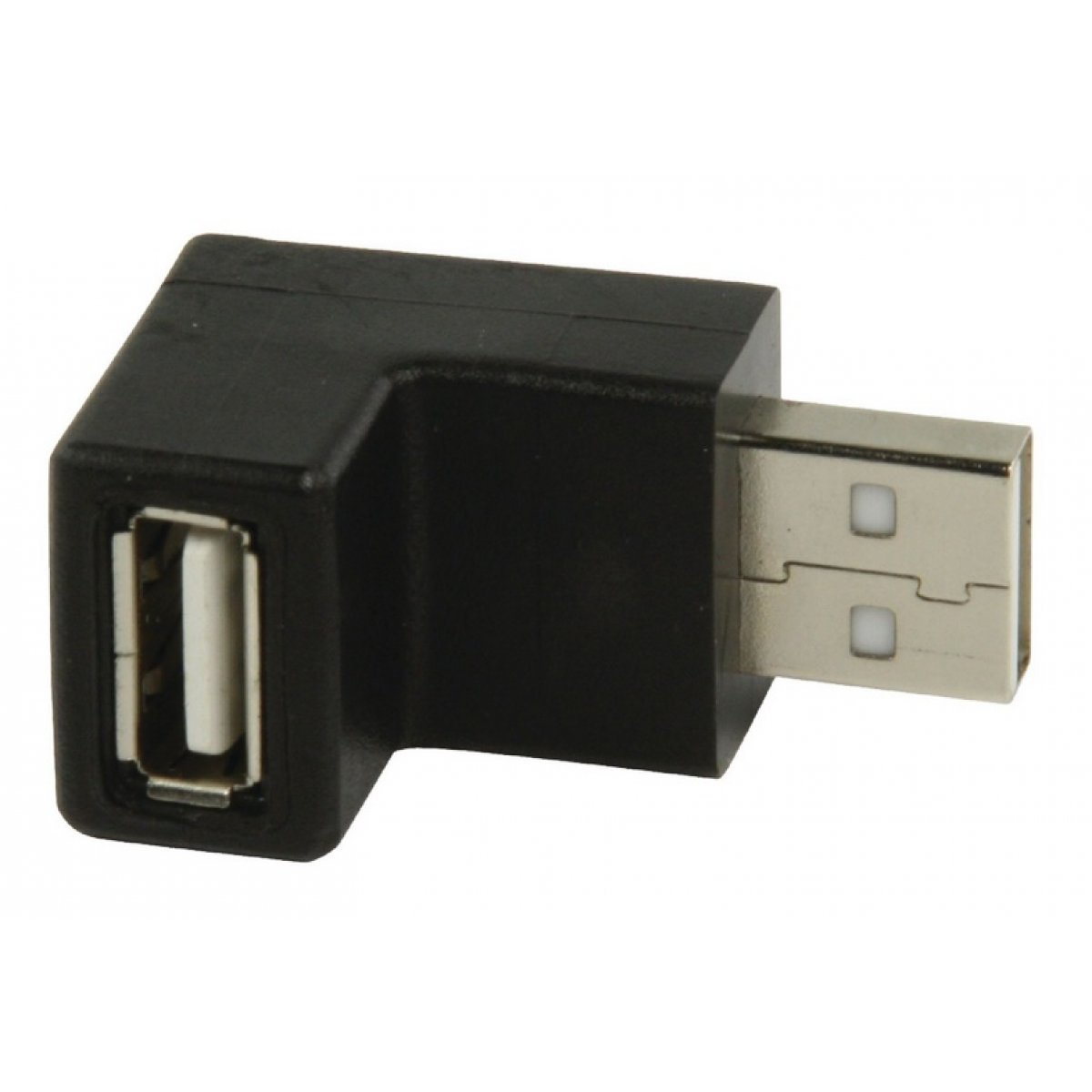 ADAPTADOR USB A/M - USB A/H CODO 90º VALUELINE