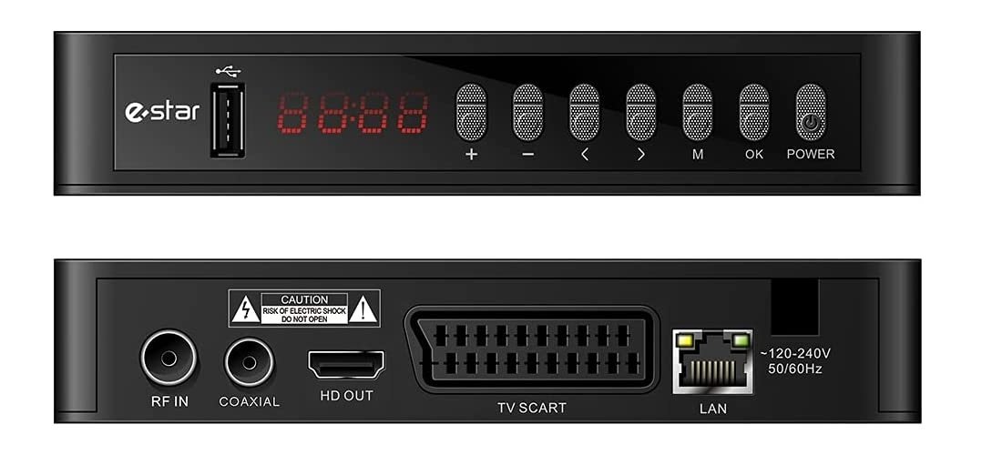 Receptor de TDT HD E-STAR UHD con salida HDMI DVB- - Villanueva - INTELFON  Descuentos y ofertas en