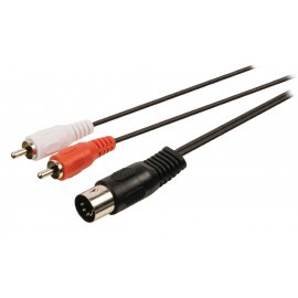 CABLE DIN 5PIN/M - 2 RCA/M (1M)