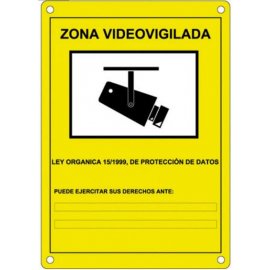 CARTEL PLASTICO CCTV