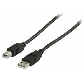 CABLE USB A/M - USB B/M 2.0 (0.5M)