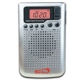 RADIO DIGITAL DE BOLSILLO 2020B FERSAY PLATA