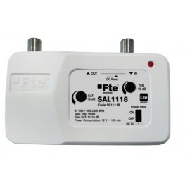 AMPLIFICADOR INTERIOR TV + SAT SAL1118 FTE LTE