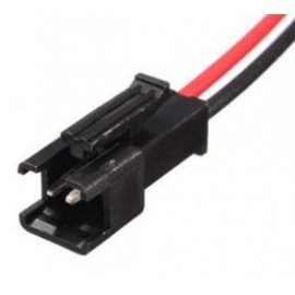 CONECTOR JST SM MACHO 2 PINES C/CABLE