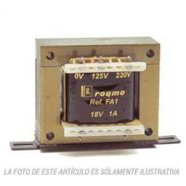 TRANSFORMADOR METALICO ROQMO 045 4.5V+4.5V 0.4A
