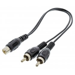 CABLE RCA/H - 2 RCA/M (0.2M)