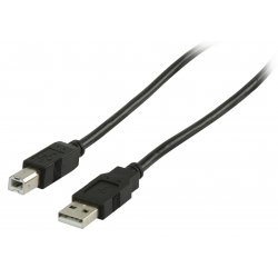 CABLE USB A/M - USB B/M 2.0 (5M)