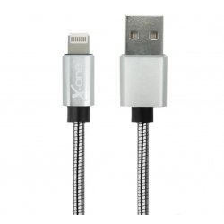 CABLE DATOS USB IPHONE5/6/7 LIGHTNING 1M METAL