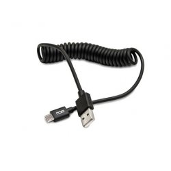 CABLE USB A/M - MICRO USB B/M 2.0 RIZADO (1M)