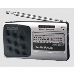RADIO ANALOGICA AM/FM DRP-15 NEGRA DAEWOO