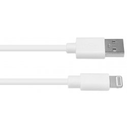 CABLE DATOS USB IPHONE7 LIGHTNING (1M) DH BLANCO