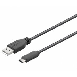 CABLE USB A/M - USB C/M 2.0 (1M) NEGRO