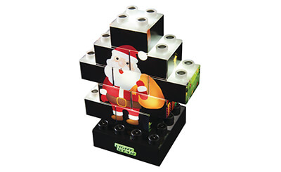 Puzzle 4 en 1 Navidad